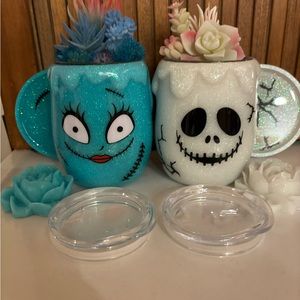 COPY - PLEASE MESSAGE BEFORE PURCHASING Custom made Jack and Sally succulent tu…